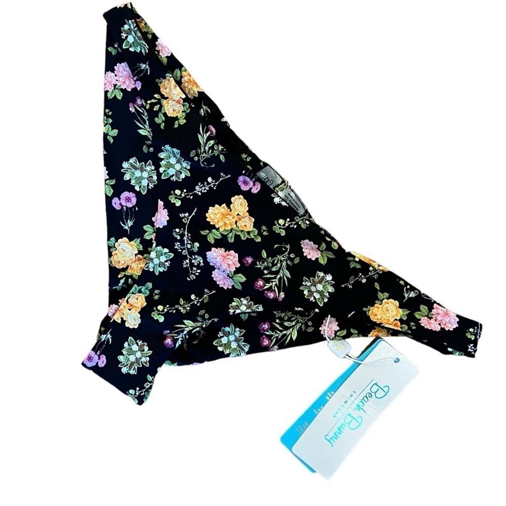 Beach Bunny Dani Floral Skimpy‎ Bikini Bottom nwt